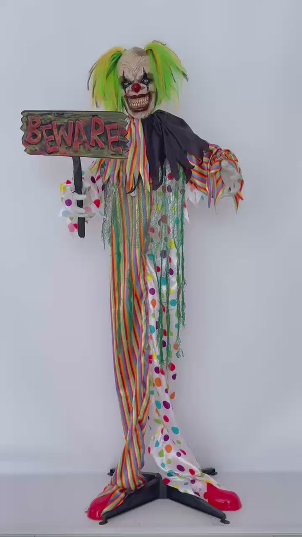 Payaso Beware Animatronics 170 Cm X 1 Unidad