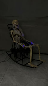 Esqueleto Sentado Animatronics 90 Cm X 1 Unidad