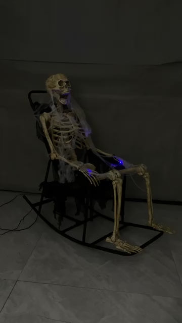 Esqueleto Sentado Animatronics 90 Cm X 1 Unidad