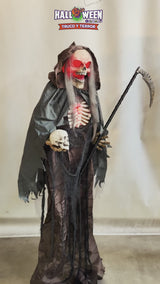 Muerte Con Calabera Animatronics 170 Cm X 1 Unidad