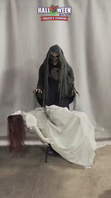 Muerte Con Mujer Levitante Animatronics 170 Cm X 1 Unidad