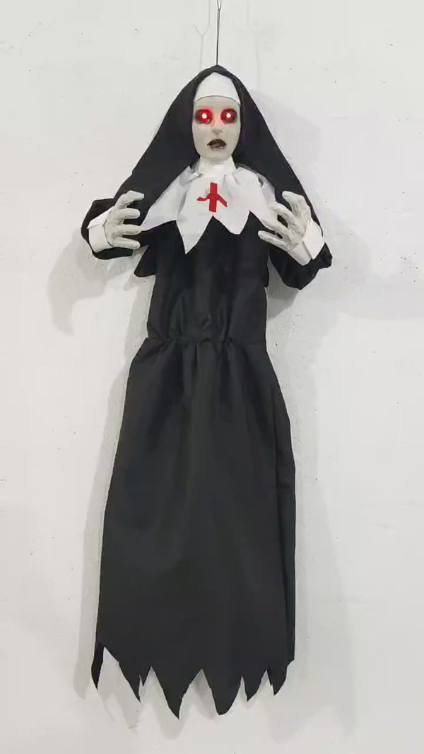 Monja Colgada Animatronics 120 Cm X 1 Unidad