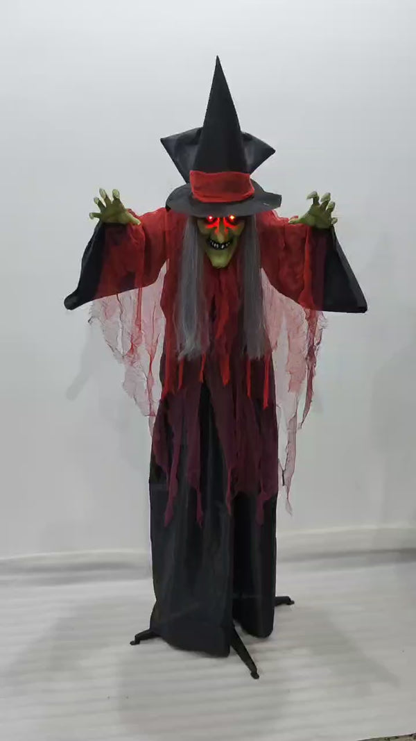 Bruja Hechizada Animatronics 160 Cm X 1 Unidad