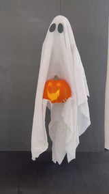 Fantasma Colgante Calabaza Habladora Animatronics 100 Cm Halloween