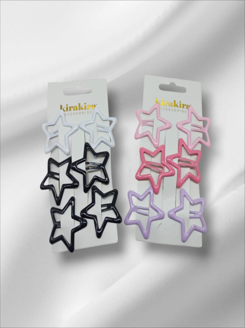 Pinche Tictac 4 CM Estrella X 6 Unidades