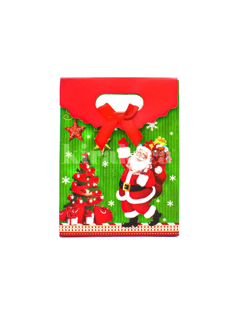 Bolsa de Regalo Velcro Navidad Santa 12pcs - KiraKira