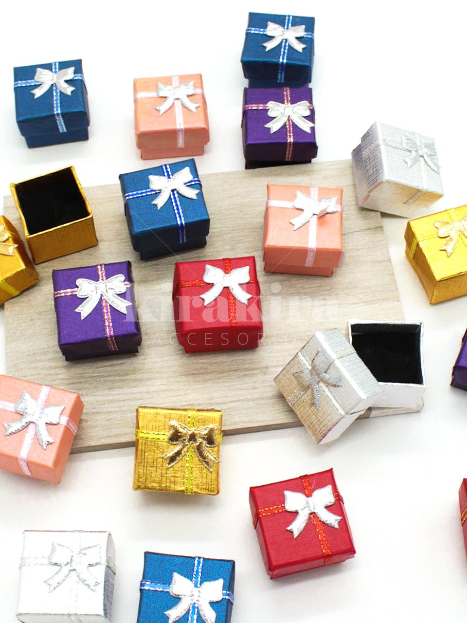 Caja Para Joyas Anillo Colores Surtidos 24 Unidades