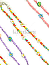 Collar Charm Beads Sunflower 12pcs - KiraKira