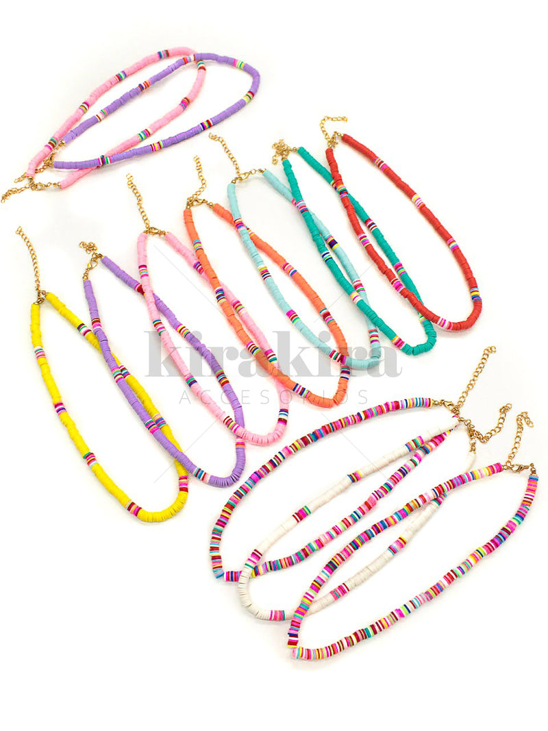 Collar Charm Beads 12pcs - KiraKira