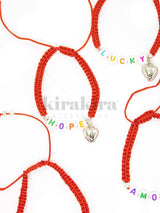 Pulsera Roja Charm Beads 12pcs - KiraKira