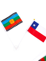 Bandera Chupete Chile/Mapuche 12pcs (15x10cm) - KiraKira