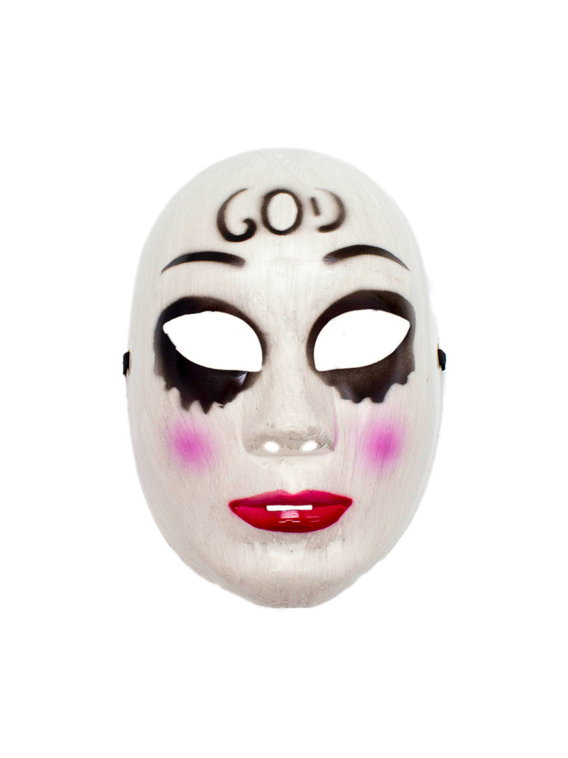 Máscara Plástica GOD 1pcs - KiraKira