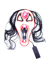 Máscara Plástica LED Gritos 1pcs - KiraKira