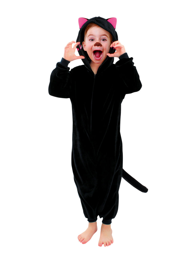 Disfraz Halloween Infantil Gatito Negro 1pcs