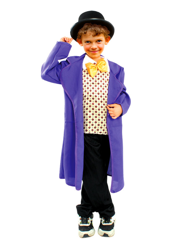 Disfraz Halloween Infantil Wonka 1pcs