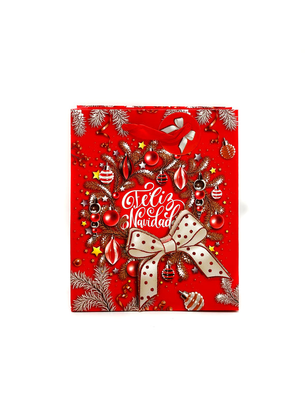 Bolsa de Regalo Feliz Navidad Adornos 12pcs