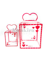 Caja Plegable Plástico Corazones 1pcs - KiraKira