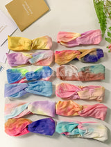 Cintillo Elasticado Nudo Tie-dye 12pcs - KiraKira