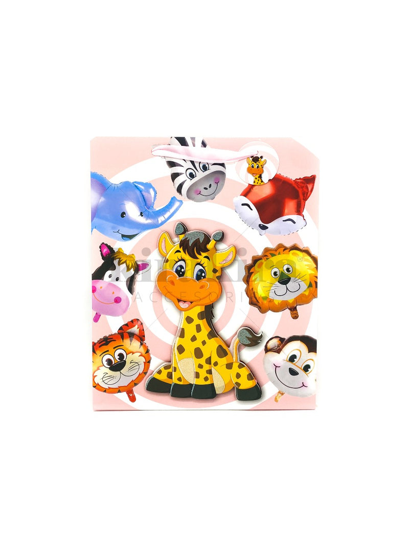 Bolsa de Regalo Animales Glitter 3D 12pcs - KiraKira