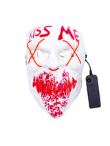 Máscara Plástica LED Kiss Me 1pcs - KiraKira