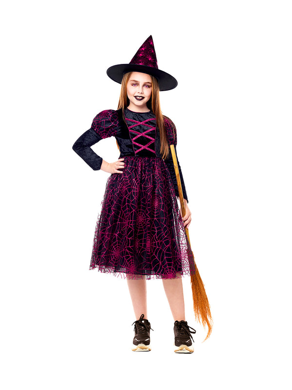 Traje Infantil Bruja TeleraÃƒÂ±a Fucsia 1pcs - KiraKira