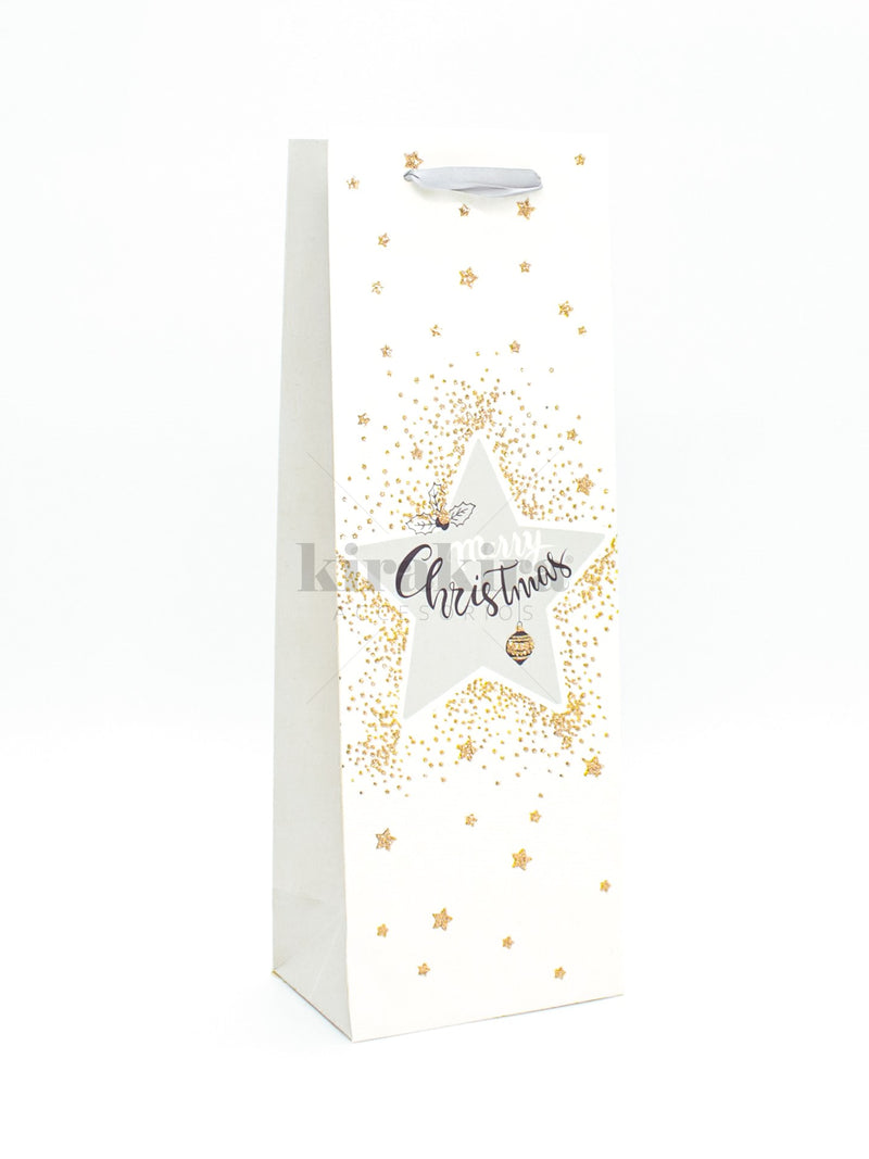 Bolsa de Regalo Vino Navidad Blanco 12pcs - KiraKira